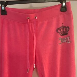 Juicy Couture Vintage Pink Crown Sweatpants XS